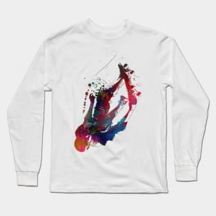 Skateboard sport art #skateboard #sport Long Sleeve T-Shirt